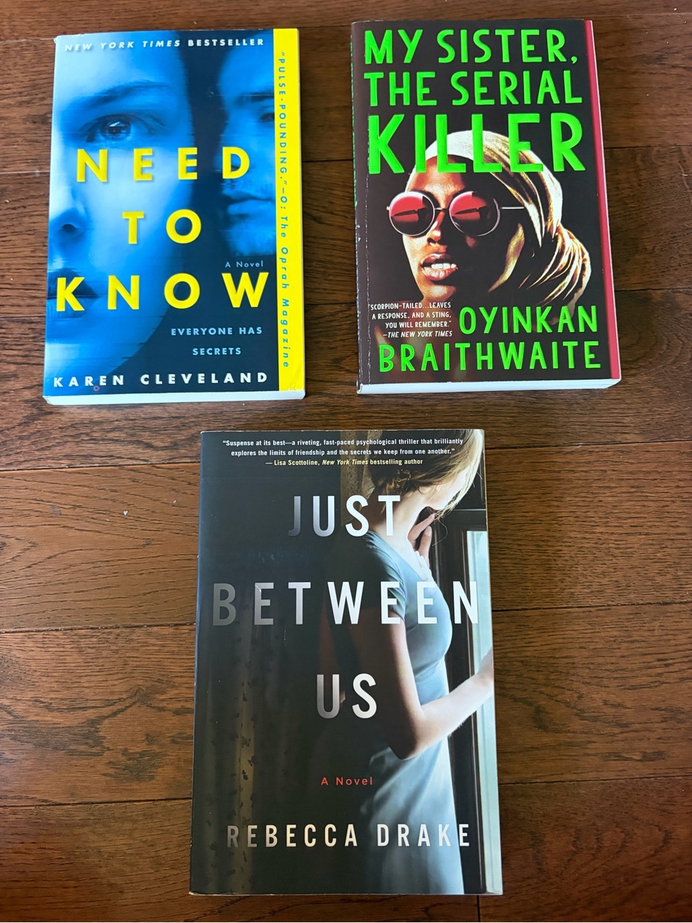 Paperback thriller bundle
